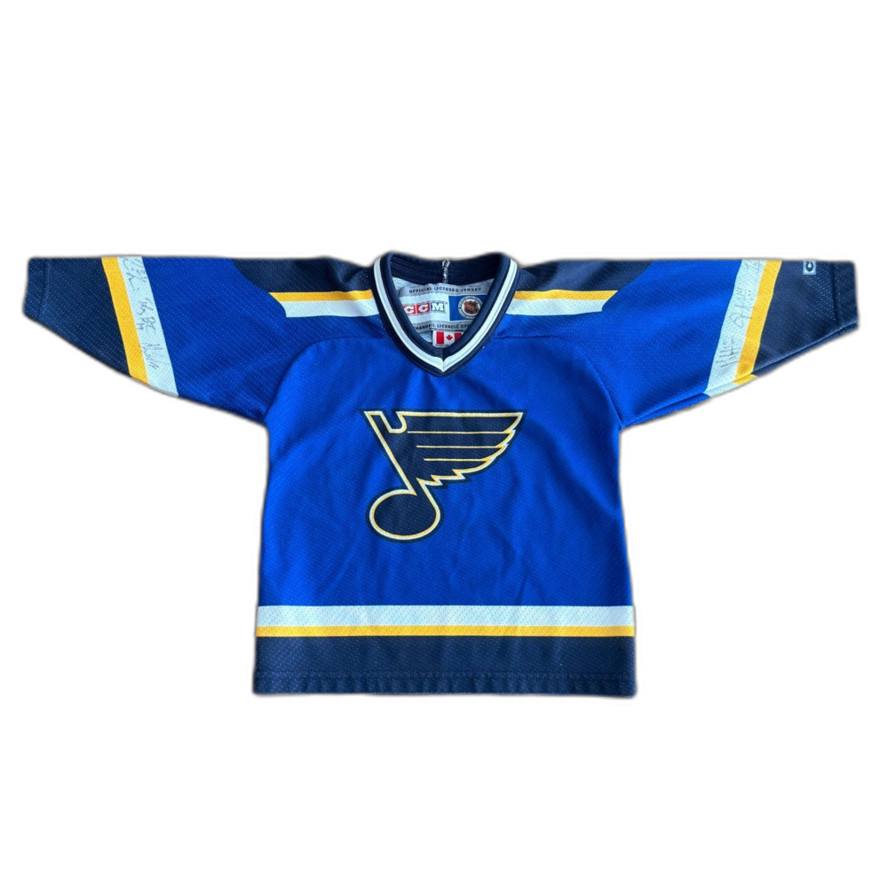 NHL St. Louis Blues Autographed Hockey Jersey Toddler One Size